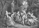 Giuoco a Caponascondersi, da un dipinto del secolo XVIII
