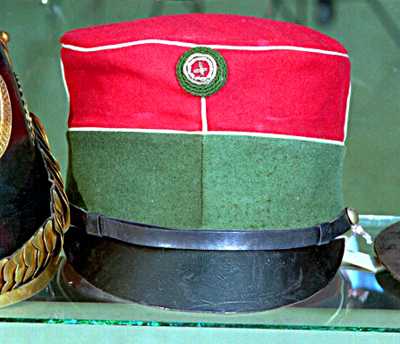 Cappello usato durante l'insurrezione milanese del 1848.