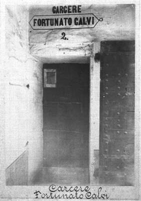 La cella di Fortunato Calvi.