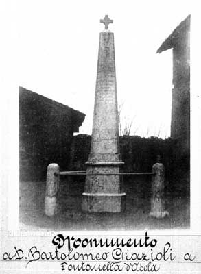 Monumento a Bartolomeo Grazioli.